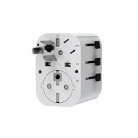 Nouvelle arrivée broche mise à la terre chargeur rapide terre mise à la terre adaptateur de voyage adaptateur UKCA prise de courant électrique