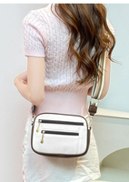 Nouveau Sac Bandoulière/Ceinture Femme 2026 Grande Capacité en Polyester Forme Oreiller Tendance avec Fermeture Éclair et Fermoir à Loquet