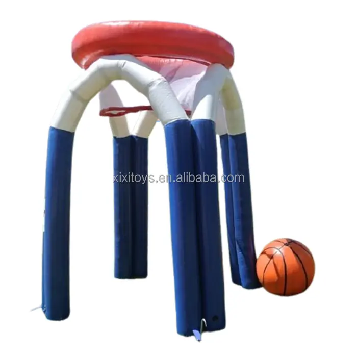 XIXI dev şişme basketbol potası spor oyunları, hava geçirmez PVC basketbol çekim çember
