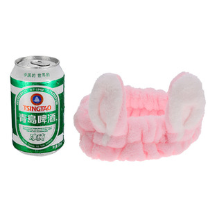 Nueva diadema con orejas de conejo estilo coreano, diadema para lavarse la cara, diadema para maquillaje, diadema para mascarilla facial, diadema ancha para el cabello - Product Image 5