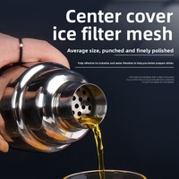 Shaker à cocktails en acier inoxydable de style japonais moderne, pour thé au lait, articles de bar, capacité 250ml-750ml, boissons froides, vente en gros