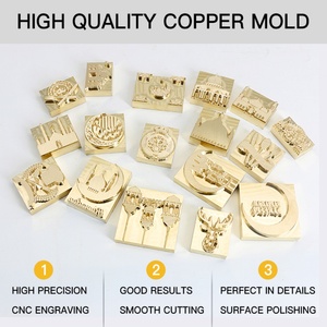 Sello de Cobre Personalizado para Grabado de Productos del Hogar con Superficie Pulida, Molde de Punzonado Compatible con Prensa de Eje Kwikprint - Product Image 3