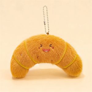 Pendentif gourmet porte-clés Burger frites Pizza jouet en peluche pp coton remplissage personnalisé jouet en peluche enfants jouets à vendre cadeau de vacances - Product Image 4
