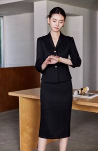 Elegante Traje de Uniforme de Hotel para Mujer, Uniforme de Recepción, Ropa de Trabajo de Verano, Traje Profesional de Hotel para Mujer - Product Image 5