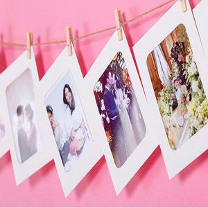 Cornice per foto <span class=keywords><strong>in</strong></span> carta Kraft ecologica di alta qualità e prezzo basso con Clip <span class=keywords><strong>in</strong></span> <span class=keywords><strong>legno</strong></span> e ornamenti per la casa <span class=keywords><strong>in</strong></span> corda da appendere alla parete - Product Image 6