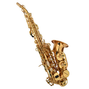 <span class=keywords><strong>Saxophone</strong></span> soprano Bb en laque dorée de haute qualité, haute performance, bon rapport qualité-prix, pour enfants, clé F haute fréquence, WIDEN WSS-410 - Product Image 1