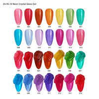 Vernis à gel de couleur translucide sans HEMA Soak-off OEM Logo personnalisé en vrac Vente en gros Nail Art Gel UV de haute qualité Échantillon gratuit