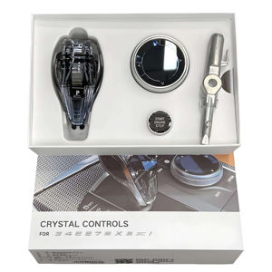 Avec badge <span class=keywords><strong>M</strong></span> et affichage des vitesses, pommeau de levier de vitesses en cristal LED à 3 pièces pour console <span class=keywords><strong>centrale</strong></span> de voiture pour <span class=keywords><strong>BMW</strong></span> Série F X5 F15 <span class=keywords><strong>X6</strong></span> F16 - Product Image 2