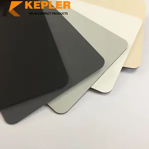 Fabricante de fórmica HPL laminado decorativo Kepler fenólico impermeável anti-impressão digital toque limpo de alta pressão