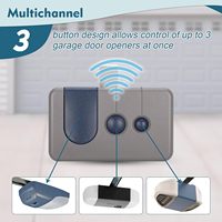 Télécommande pour ouvre-porte de garage |   Remplacement de la télécommande à 3 boutons avec clip de fixation pour 893LM, 893MAX, 891LM, 371LM, 373LM, 971LM, 973LM