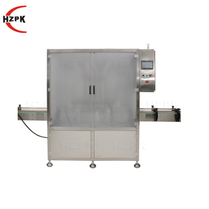 HZPK Filling Production Line Plastic Bottle Glass <b>Jar</b> Automatic Juice Liquid Water Oil Cosmetic Filling Capping <b>Labeling</b> Machine - Product Image 2