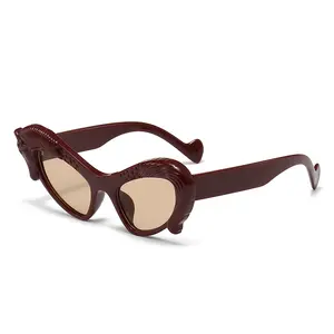 Moda ins bir at şekli uv400 shades güneş gözlüğü kadın erkek klasik parti gözlüğü özel logo toptan lentes de sol