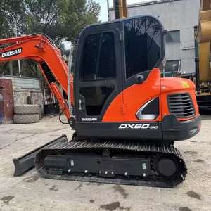 Mini pelle sur chenilles Doosan DX60-9C de 6 tonnes d'occasion de haute qualité à vendre 1 an de garantie Roulement d'engrenage de pompe à moteur principal - Product Image 5