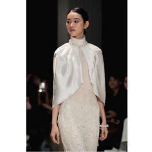 Nuevo Diseño de Vestidos Elegantes para Mujer, Vestido de Encaje con Estampado Floral, Vestido Largo Estándar, 92% Poliéster, 8% Rayón - Product Image 1