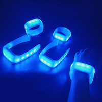 Bracelets Lumineux LED Ajustables Télécommandés DMX pour Concerts, Spectacles, Gigs, Bars et Événements