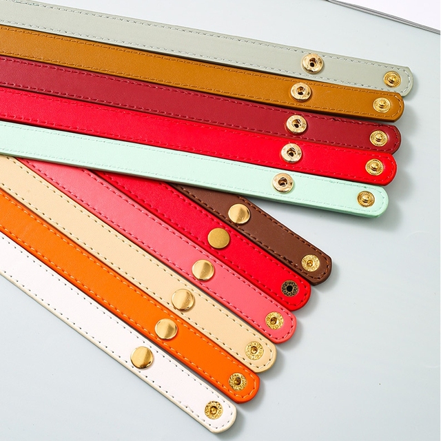 Factory Custom Pu Leather Hand Strap Women's Handbag Strap Accessories 62cm Pu Leather Bag Handle for Purse Bag Accessories