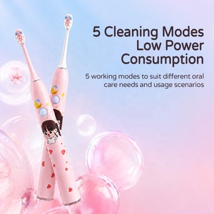 Cepillo <span class=keywords><strong>de</strong></span> Dientes Eléctrico Infantil con Diseño <span class=keywords><strong>de</strong></span> Dibujos Animados, Multimodos, con Luz, para Uso Doméstico, Venta al Por Mayor - Product Image 2