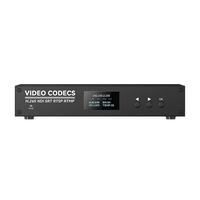 Codificador/Decodificador de Video SDI NDI RTMP de 4 Canales 1080P60 H.265/H.264, Audio AAC/MP3, Gestión Web, Transmisión en Vivo para YouTube y Twitch