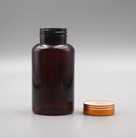 Flacon à pilules en plastique à bouchon de 30ml 50ml 100ml Flacon à capsules PET Proof Blanc Noir