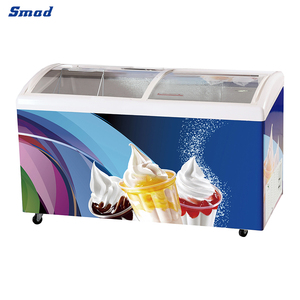 Congelador Comercial con Puerta de Vidrio Smad 156l, Congelador Vertical para Exhibición de Hielo, Modelo Dsh-156c - Product Image 5