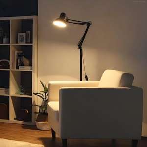 Lámpara de Pie LED Moderna Plegable de Metal con Base E27 para Decoración de Dormitorio, Sala de Estar u Hotel - Product Image 2