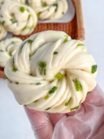 Panecillos y Bollos Chinos Congelados Halal al por Mayor, en Caja Huajuan, para Desayuno de Niños y Adultos
