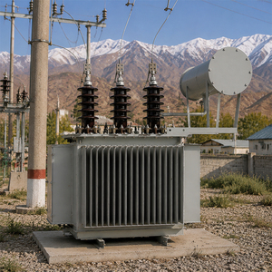 Transformador trifásico de 400 kVA, 10 kV/0,4 kV, sumergido en aceite, para exteriores, compatible con redes eléctricas rurales e industriales - Product Image 1
