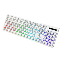 Clavier de joueur professionnel avec logo personnalisé 104 touches LED RGB clavier mécanique rétro-éclairé USB pour PC portable/ordinateur de bureau