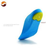 Semelles intérieures en gel rembourrées en PU écologique avec soutien de la voûte plantaire, confort sportif, conception antichoc, version parent-enfant, pour enfants et personnes âgées