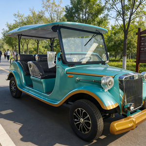 Voiturette de golf électrique vintage 4 places, modèle classique - Product Image 1