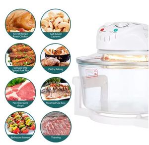 Horno Halógeno 3 en 1 de 12L, Freidora de Aire Turbo con Convección sin Aceite y Bajo en Grasa para el Hogar - Product Image 4