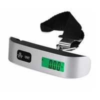 Balance à bagages numérique 50kg Portable LCD Display Balance électronique Balance de poids Valise de voyage Sac suspendu Balance Steelyard