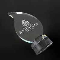 Fournisseurs Fabricant de cristal Personnalisé 3D Gravé au laser Trophées de récompense en verre de cristal vierge Trophée de récompense en cristal