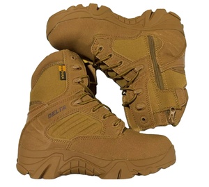 TSB10 Coyote Brown Outdoor Training Men <b>Hiking</b> DELTA Tactical <b>Boots</b> with Side Zip Stock Wholesales - Product Image 2