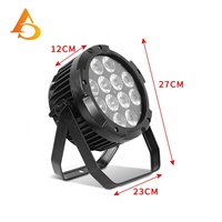 Projecteur LED PAR sans fil à batterie haute puissance 12x18W RGBWA UV 6-en-1 IP65 pour scène