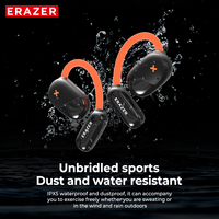 Erazer XF33 Earphone Olahraga Nirkabel dengan Layar, Terjemahan AI, Pengaturan Posisi di Telinga, Peredam Kebisingan ENC, Tahan Air IPX5