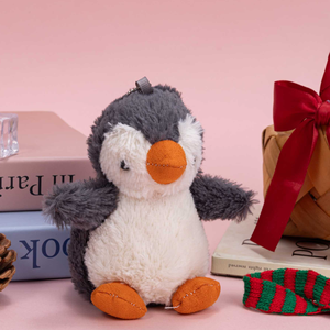 Factory Wholesale Hot Sale Christmas Penguin Keychain Plush Toys 4inch Stuffed Animal Toys <b>Claw</b> <b>Machine</b> Toys for <b>Kids</b> Party Bag - Product Image 1