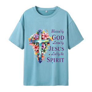 Vente en gros usine – <span class=keywords><strong>T</strong></span>-<span class=keywords><strong>shirt</strong></span> <span class=keywords><strong>vintage</strong></span> imprimé 100 % polyester pour <span class=keywords><strong>femme</strong></span>, confortable, coupe régulière, respirant, col rond décontracté pour <span class=keywords><strong>femme</strong></span> - Product Image 6
