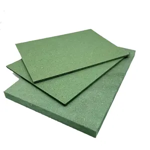 MDF panel Raw Plain wood mdf Board green water proof sanded surface melamine MDF