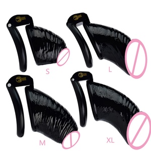 FRRK Elegante Jaula de Castidad Realista de Resina, Jaula para Pene, Dispositivo de Bondage de Castidad Masculina, Anillos para Pene, Juguetes Sexuales para Hombre - Product Image 1