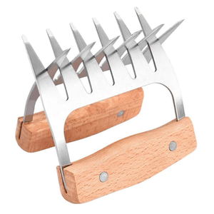 Thép không gỉ gấu móng vuốt kéo thịt lợn Shredder băm nhỏ dĩa BBQ móng vuốt thịt Shredder - Product Image 1