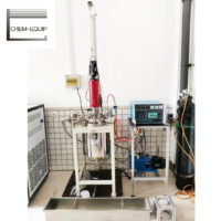 Prix de la machine de réacteur de pyrolyse en plastique min petits déchets réacteur de laboratoire méthane