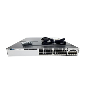 En stock Commutateur <span class=keywords><strong>WS</strong></span>-<span class=keywords><strong>C3750X</strong></span>-<span class=keywords><strong>24S</strong></span>-S 24 ports Gigabit SFP Empilable Couche 3 Capacité 160 Gbps 65,5 Mpps 4K MAC 1U Rack Entreprise Core - Product Image 6