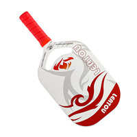 Paleta de Pickleball LEATOU de 16 mm con Núcleo de Fibra de Carbono, Mango Antideslizante, Duradera, Moderna, para Adultos y Niños