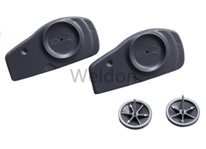 Doble frecuencia UHF RFID + AM 58Khz tipos de alarma de ropa de seguridad Etiqueta negra/almohadilla RFID EAS - Product Image 5