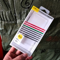 Boîte d'emballage pour coque de téléphone avec fenêtre transparente en PVC, personnalisable avec logo, avec crochet pour coque de téléphone de 5,5 à 6,9 pouces