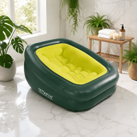 Canapé gonflable portable moderne en PVC OUTAFUN, chaise gonflable confortable à une place, pour chambre à coucher, extérieur, camping, festivals