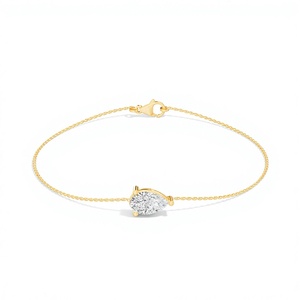 Pulsera de Tenis TISHYA DIAMOND, Chapada en Oro Blanco de 10K, con Diamantes Cultivados en Laboratorio, Corte Brillante, 16.5cm, Claridad VS1, Certificación IGI, Unisex - Product Image 4