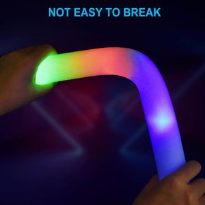 Hot Selling RGB LED Foam Sticks Battery-Powered <b>for</b> Wedding Concert Events Glow in Dark Party Supplies Bulk Cheering Stick Wand - Product Image 2