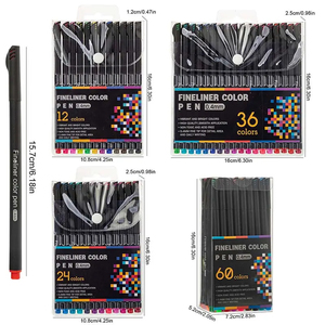 12 24 36 48 60 colori 100 pennarelli artistici a punta Fine Planner colorato penna <span class=keywords><strong>e</strong></span> Fineliner Set per la scrittura <span class=keywords><strong>e</strong></span> il <span class=keywords><strong>disegno</strong></span> - Product Image 6